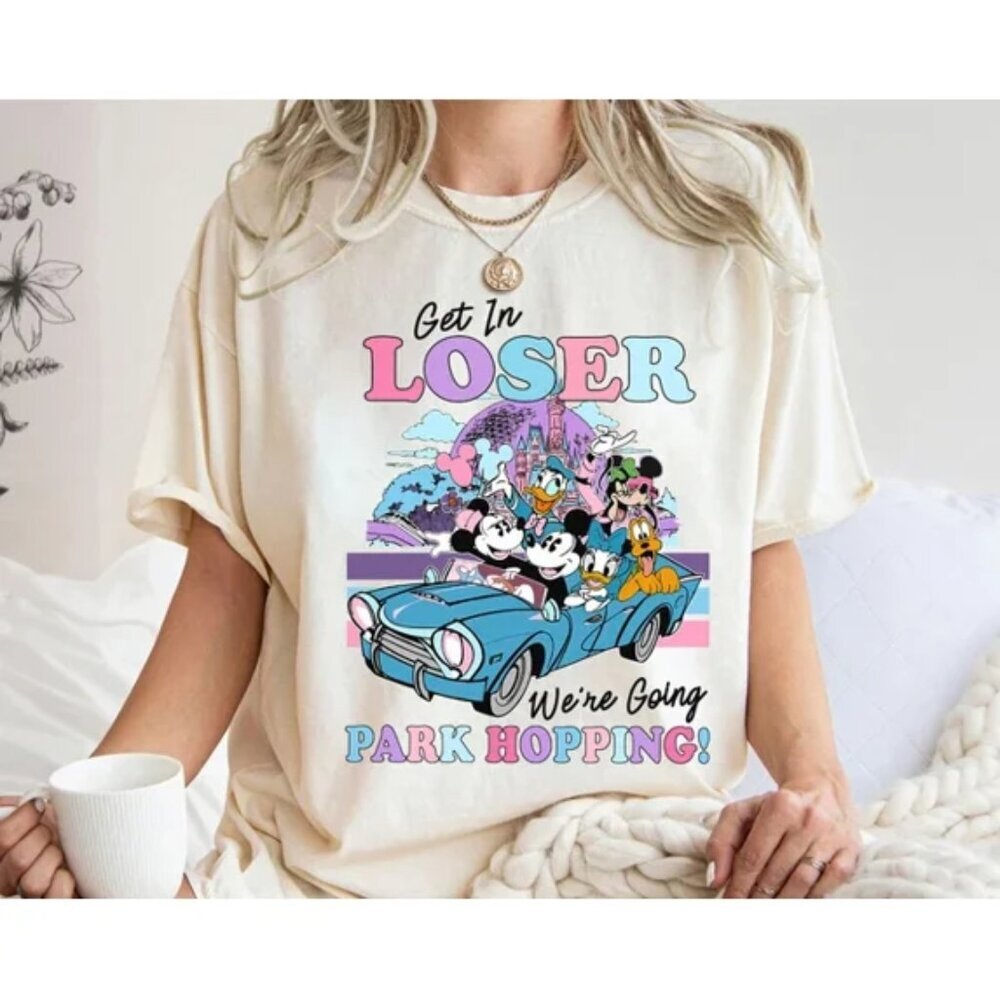 Disney Mickey And Friends Get In Loser Unisex Adult Shirt 05